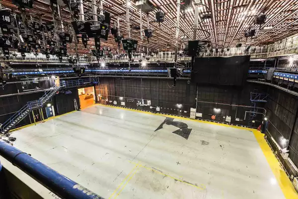 The floorspace at Versa Manchester Studios