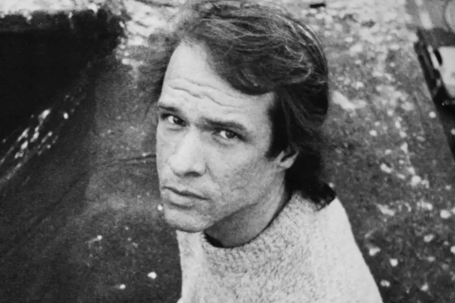 Black and white photograph of Arthur Russell